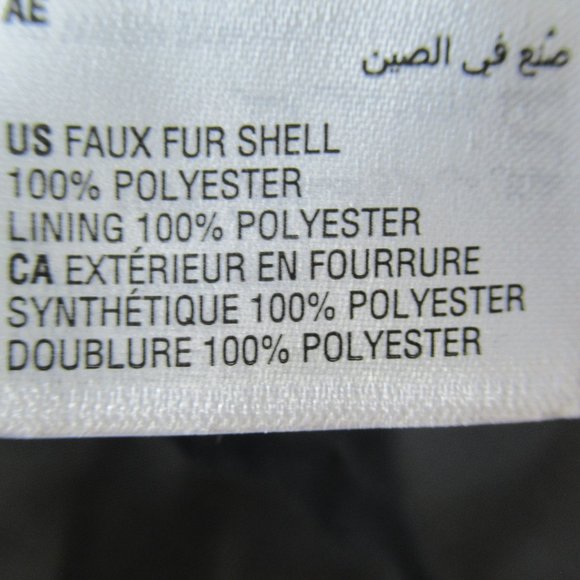 Long Sleeve Black Faux Fur Shrug Crop Dressy Jacket NWT - Picture 15 of 16